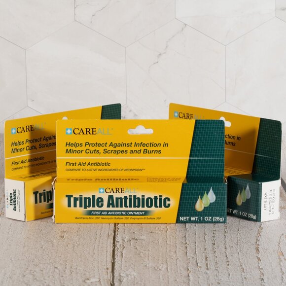 3 Pack CareAll 1oz Triple Antibiotic Ointment First Aid Ointment for Minor Scrat - Picture 6 of 6